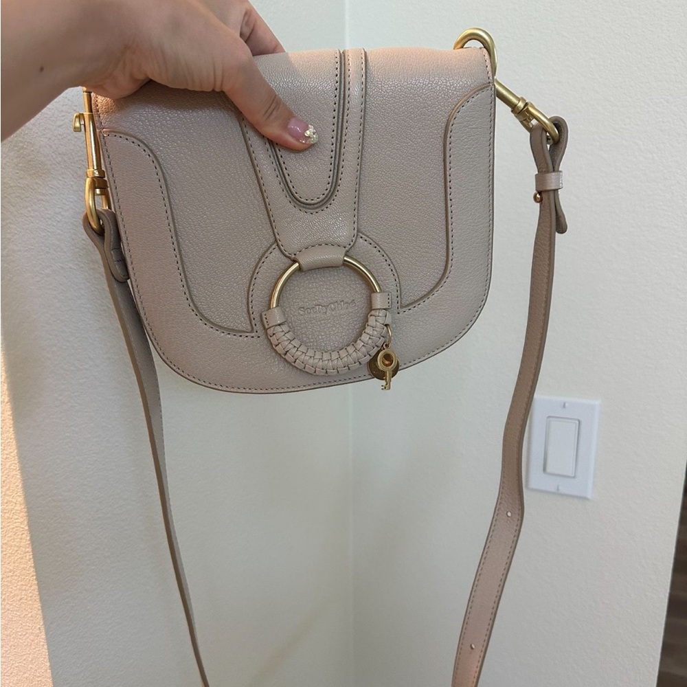 Chloe Beige Crossbody Bag